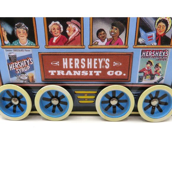 Hershey’s Collectible Vehicle Series Tin Canister #2 Trolley Transit Co. 2000 - Picture 3 of 11